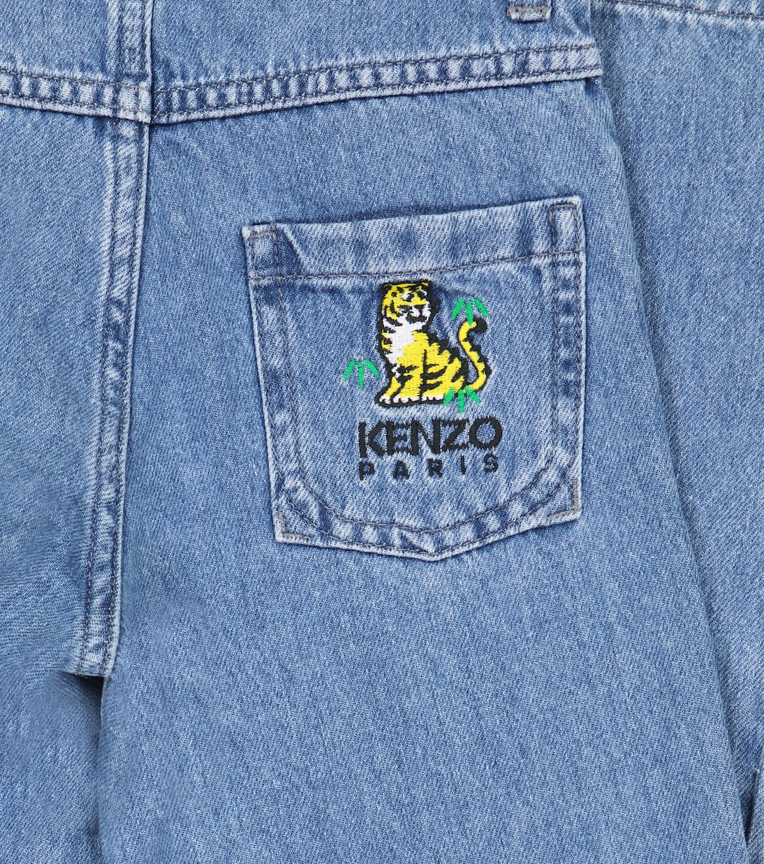 Jeans rectos con motivo de tigre | Kenzo Kids