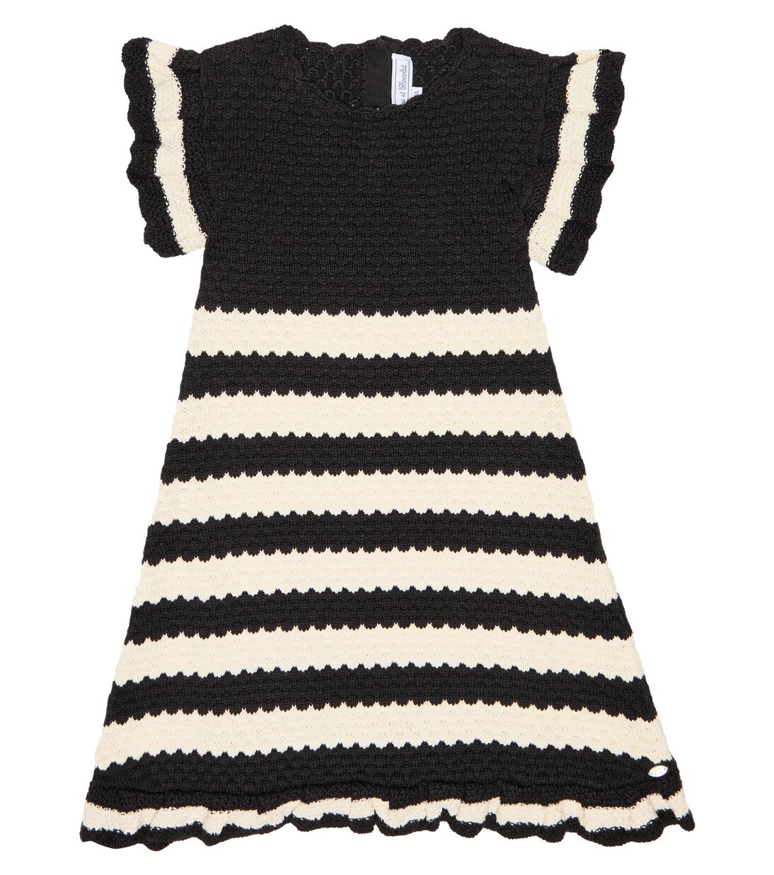 Robe rayée en crochet de coton | Tartine et Chocolat