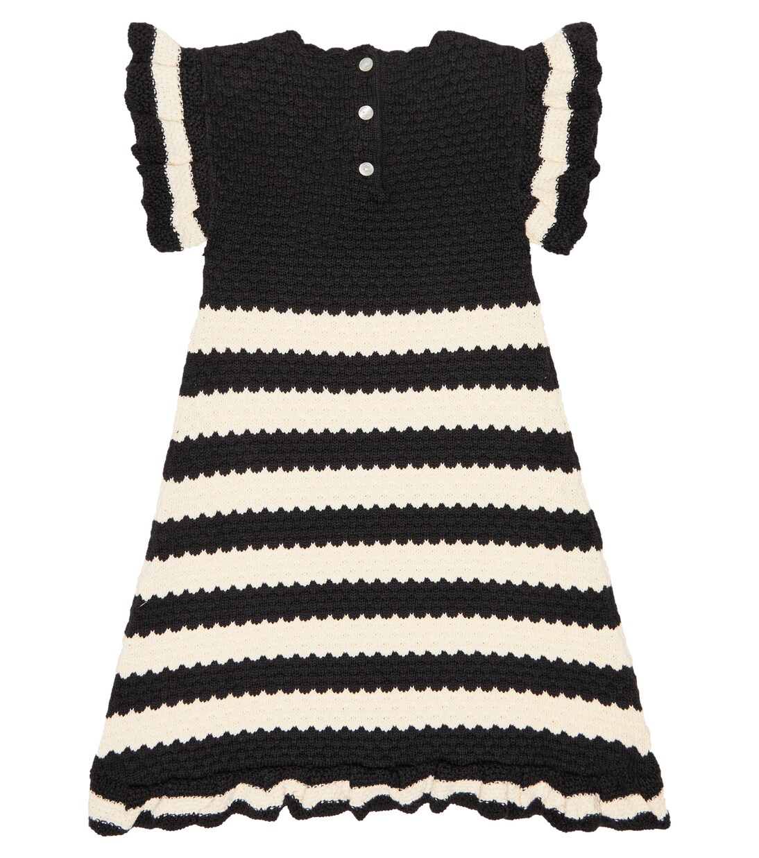 Robe rayée en crochet de coton | Tartine et Chocolat