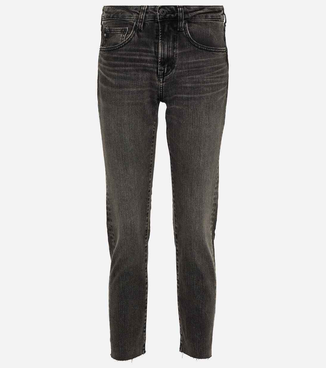 Girlfriend mid-rise slim jeans | AG Jeans