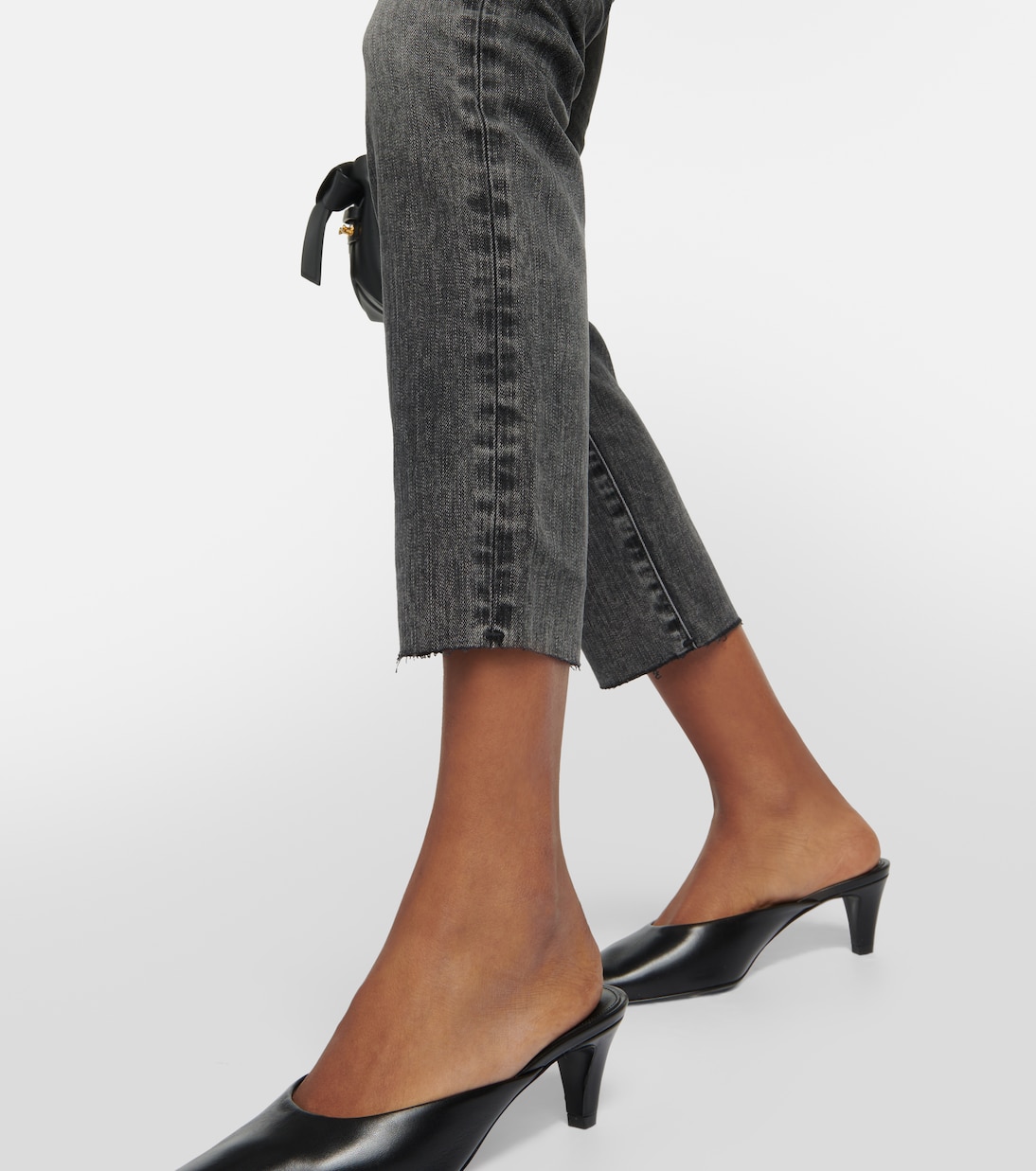 Girlfriend mid-rise slim jeans | AG Jeans