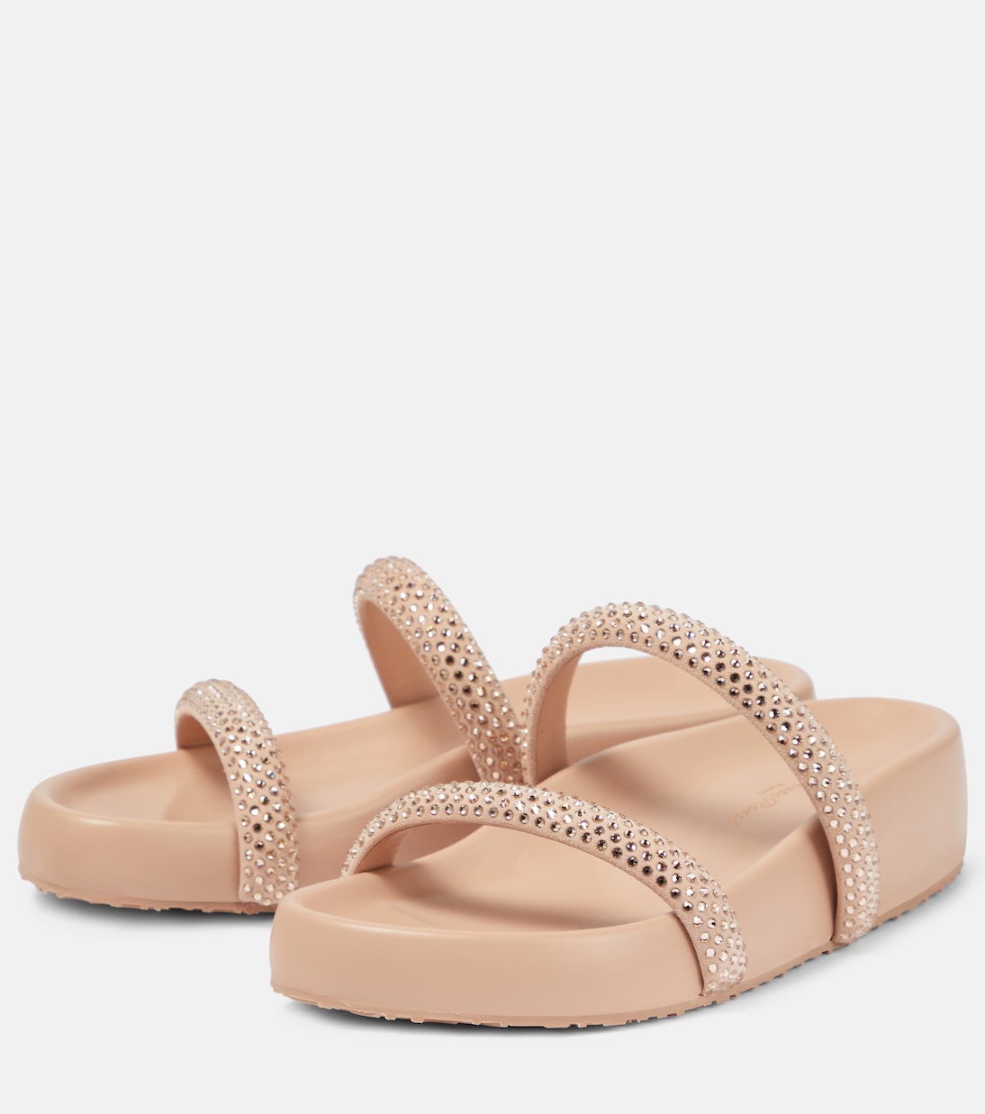 Croisette embellished slides | Gianvito Rossi