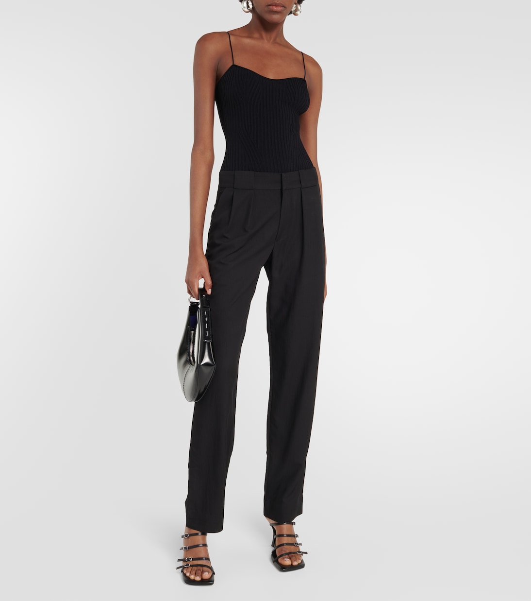 White Label high-rise straight pants | Proenza Schouler