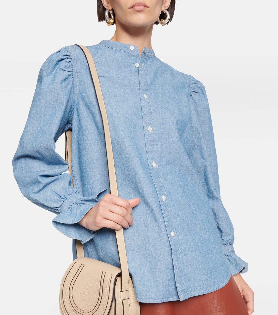 Blusa in cotone con volant | Polo Ralph Lauren