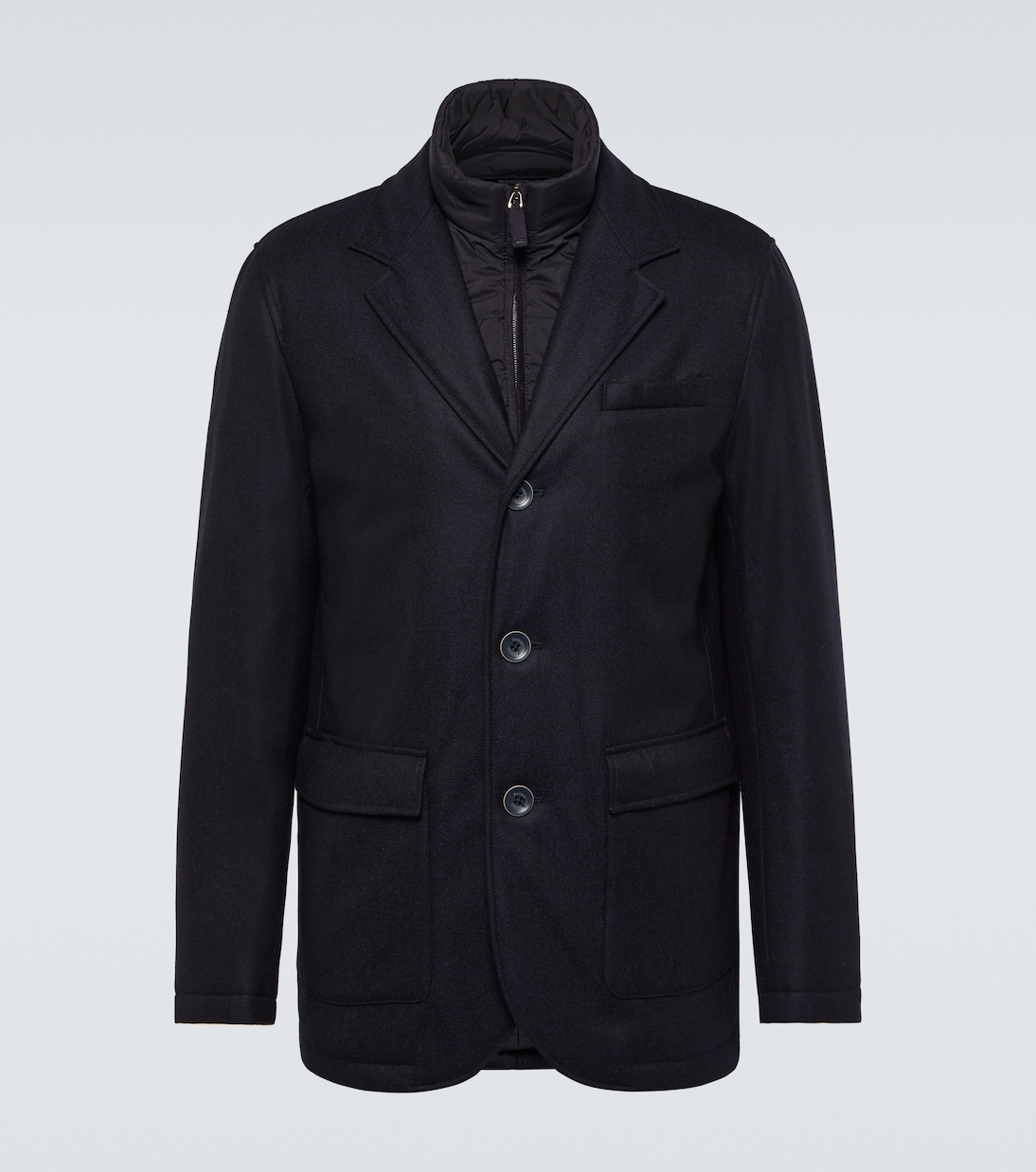 Convertible wool and cashmere blazer | Herno