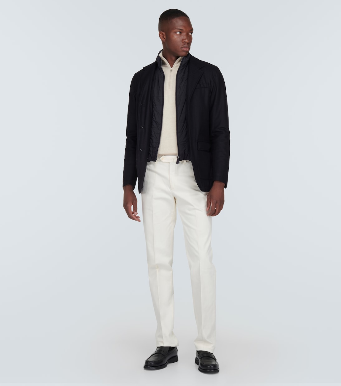 Convertible wool and cashmere blazer | Herno