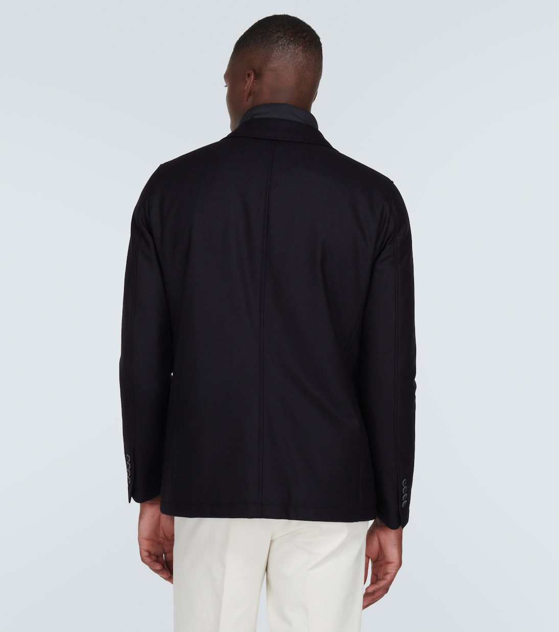 Convertible wool and cashmere blazer | Herno