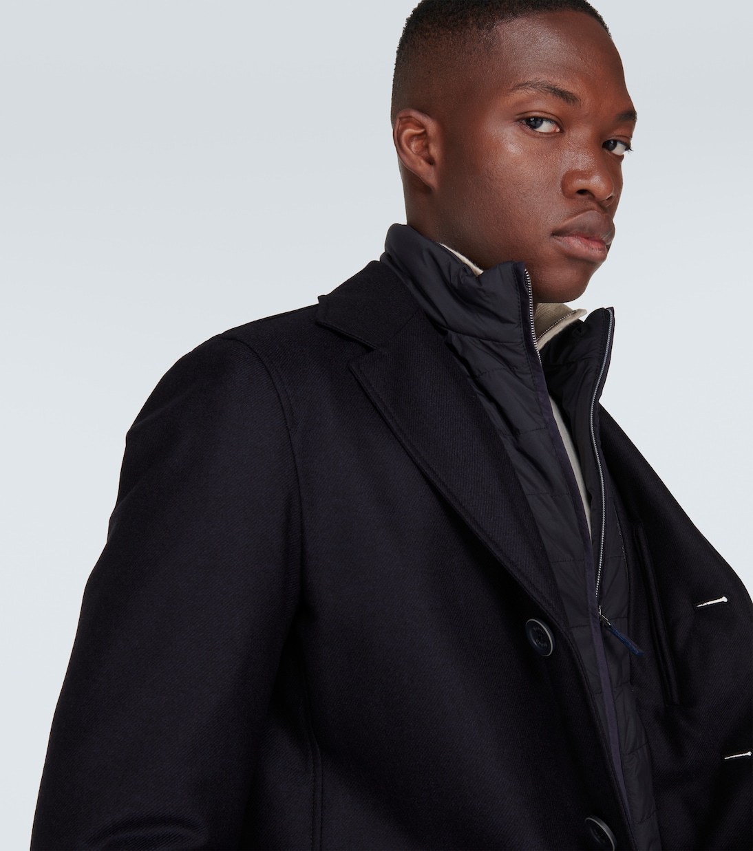 Convertible wool and cashmere blazer | Herno