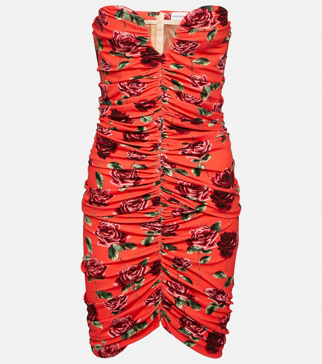 Floral ruched minidress | Magda Butrym