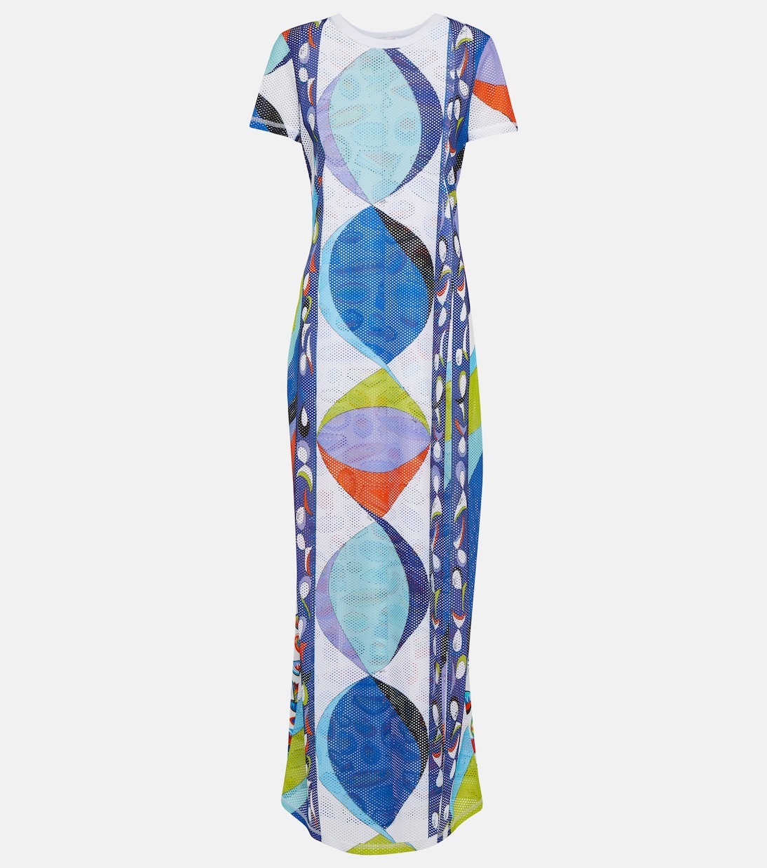 Robe longue Pesci en résille | Pucci