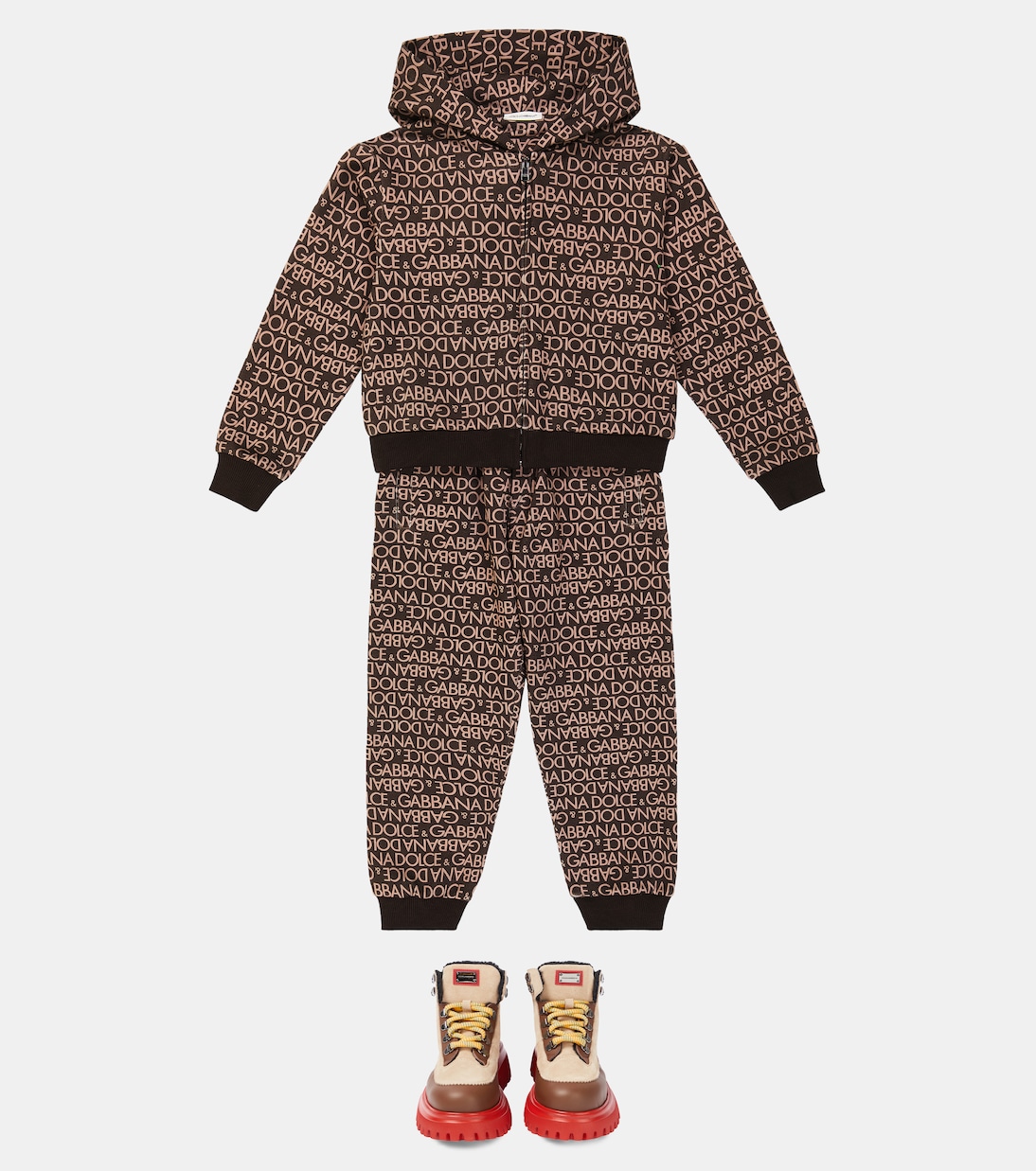 Logo cotton jersey sweatpants | Dolce&Gabbana Kids