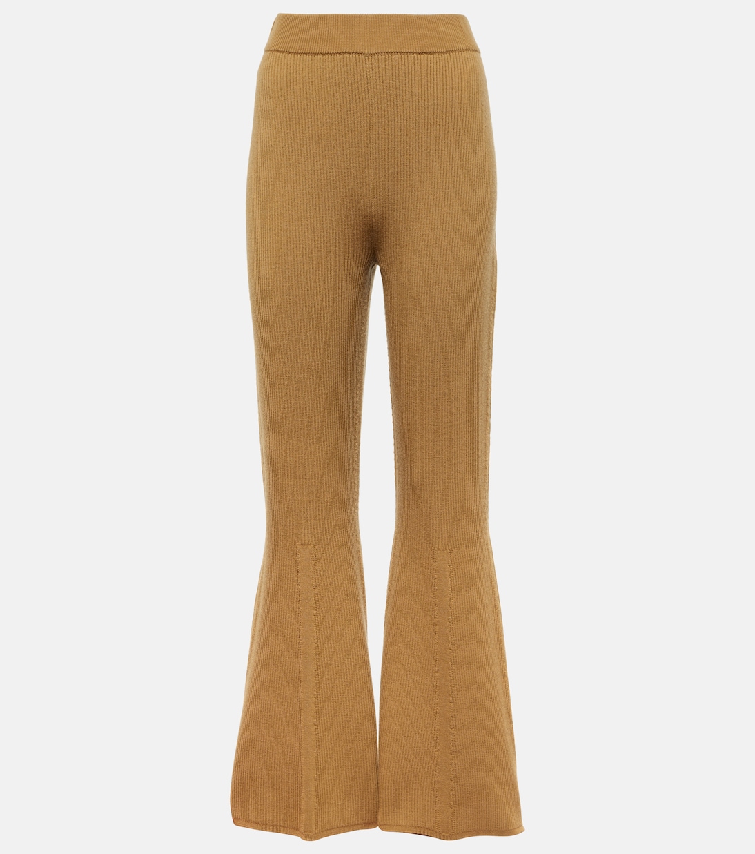 Pantalon évasé en laine mélangée | Joseph