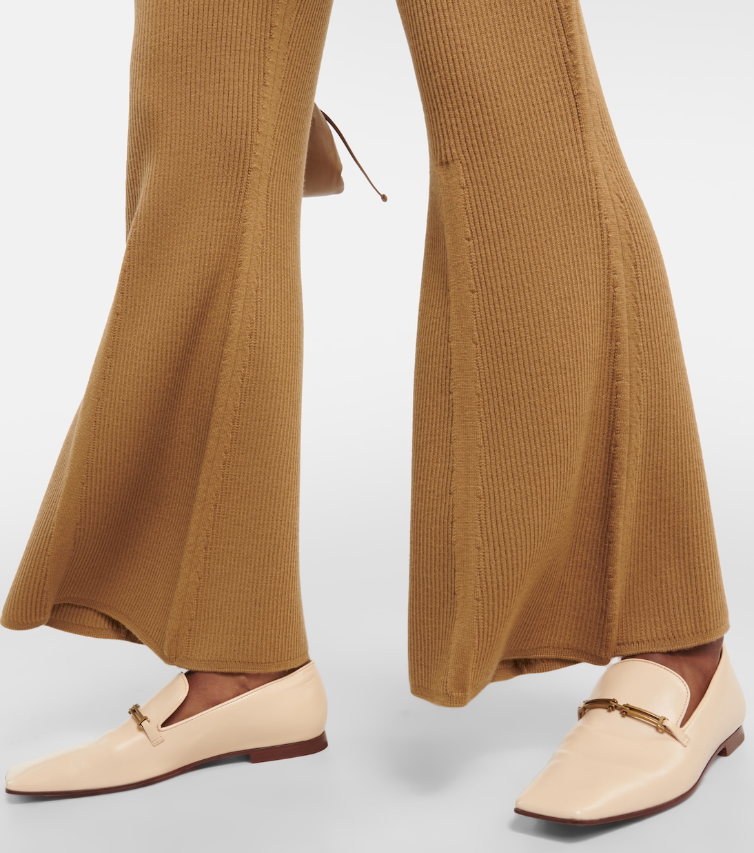 Pantalon évasé en laine mélangée | Joseph