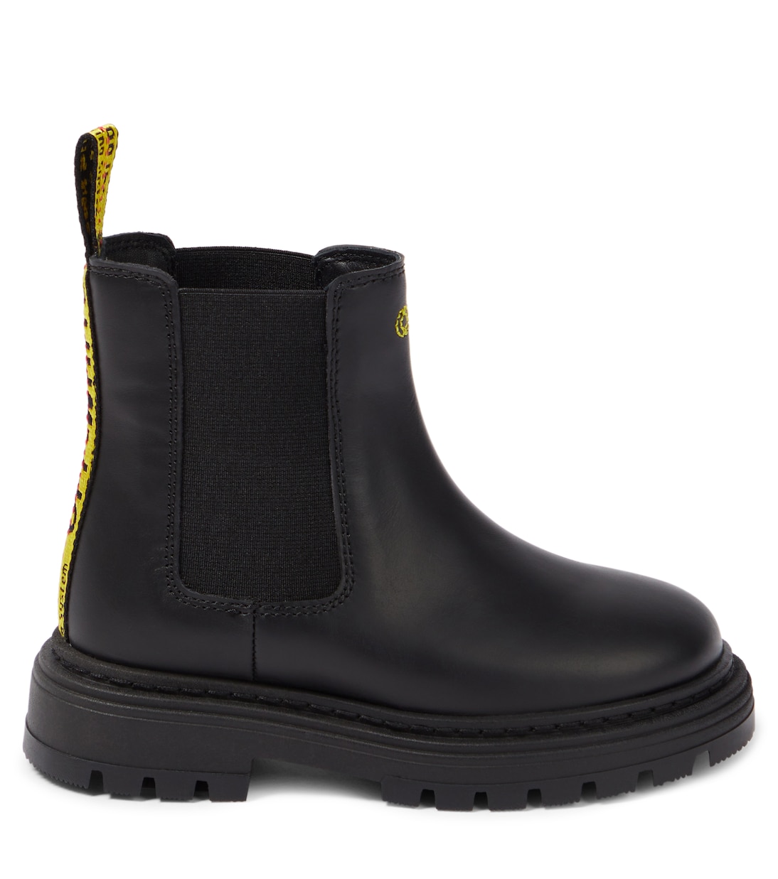 Bottines Chelsea en cuir à logo | Off-White Kids