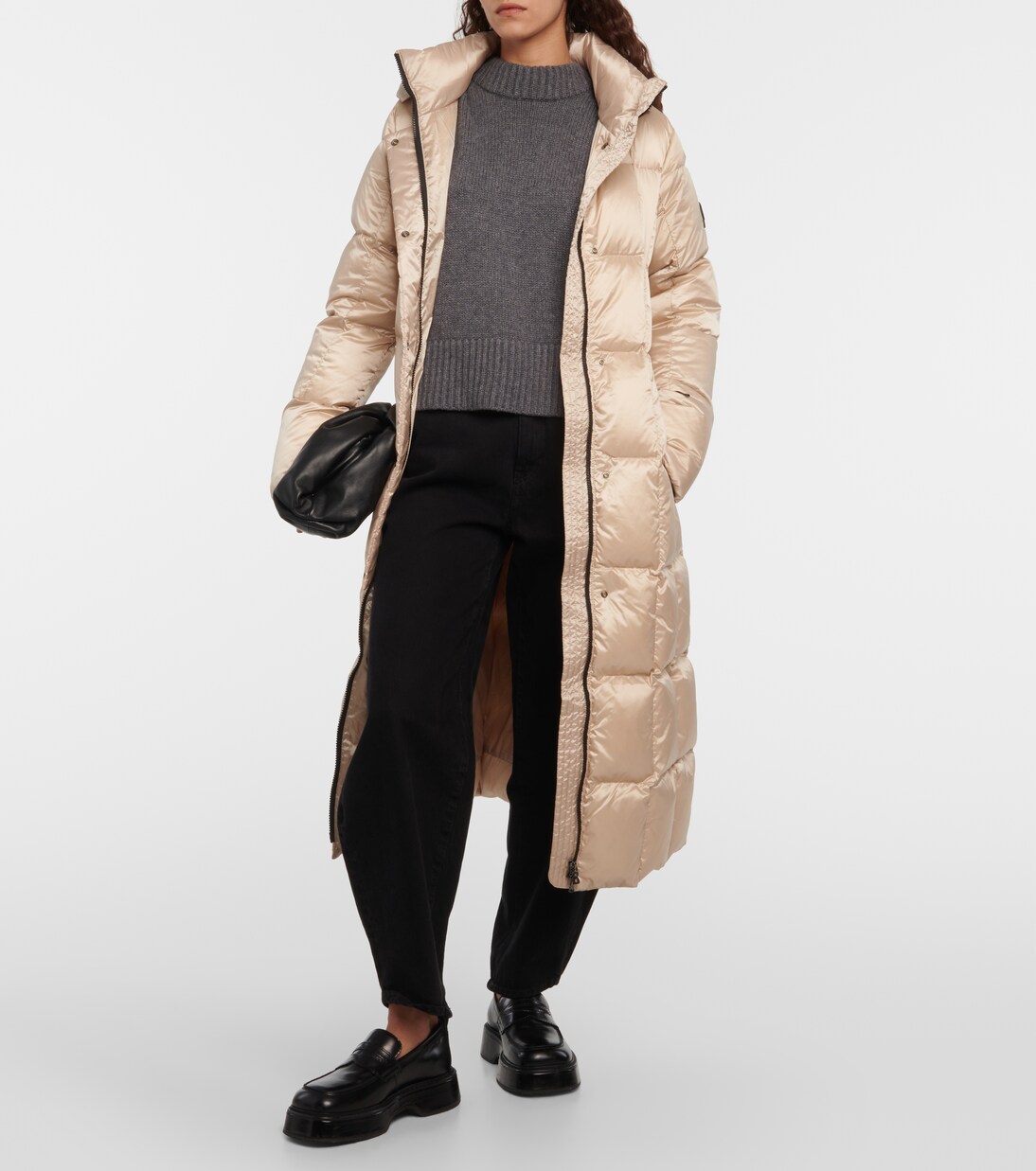 Nicole down coat in beige Bogner Mytheresa