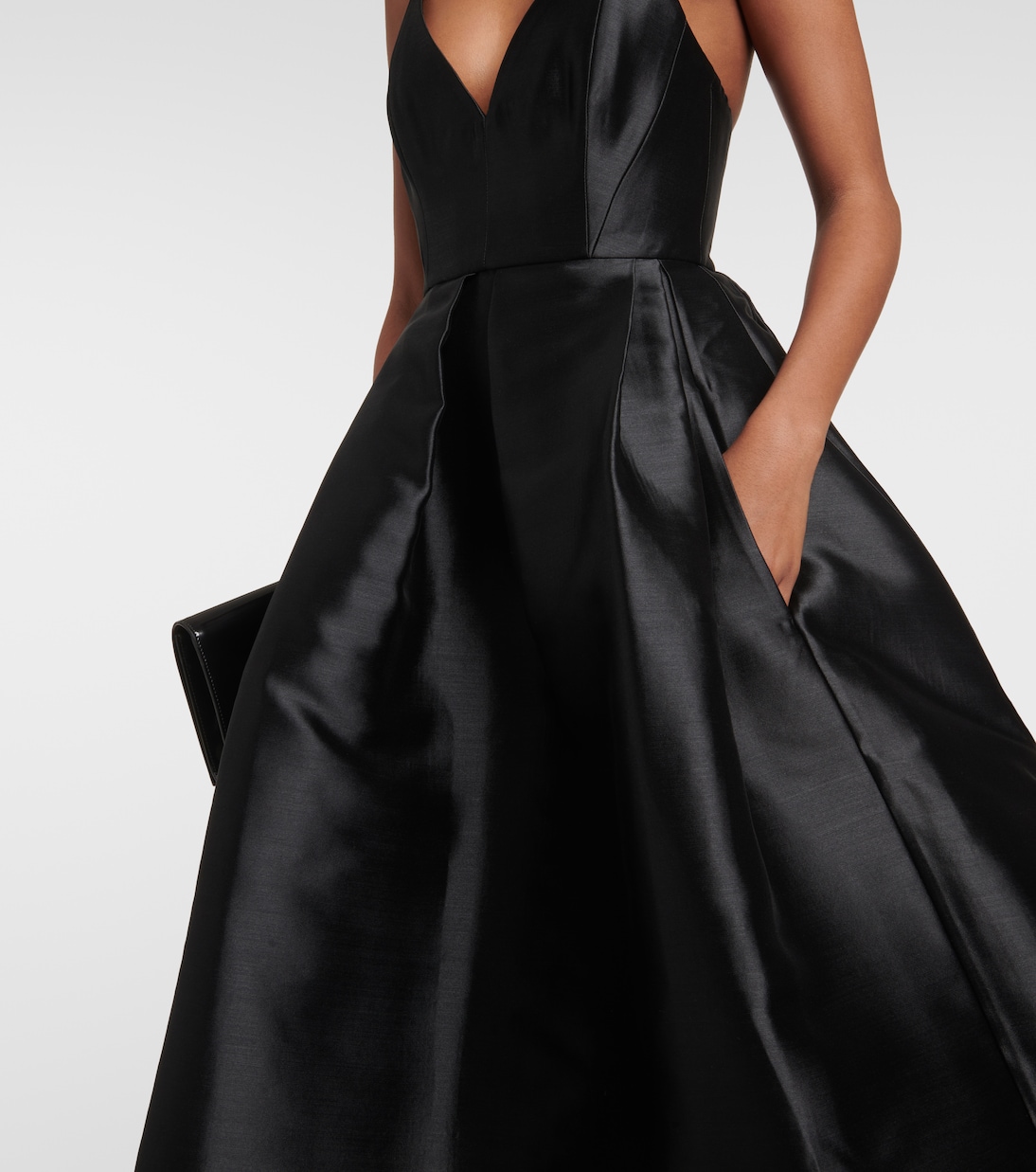Midikleid aus Seiden-Faille | Alex Perry