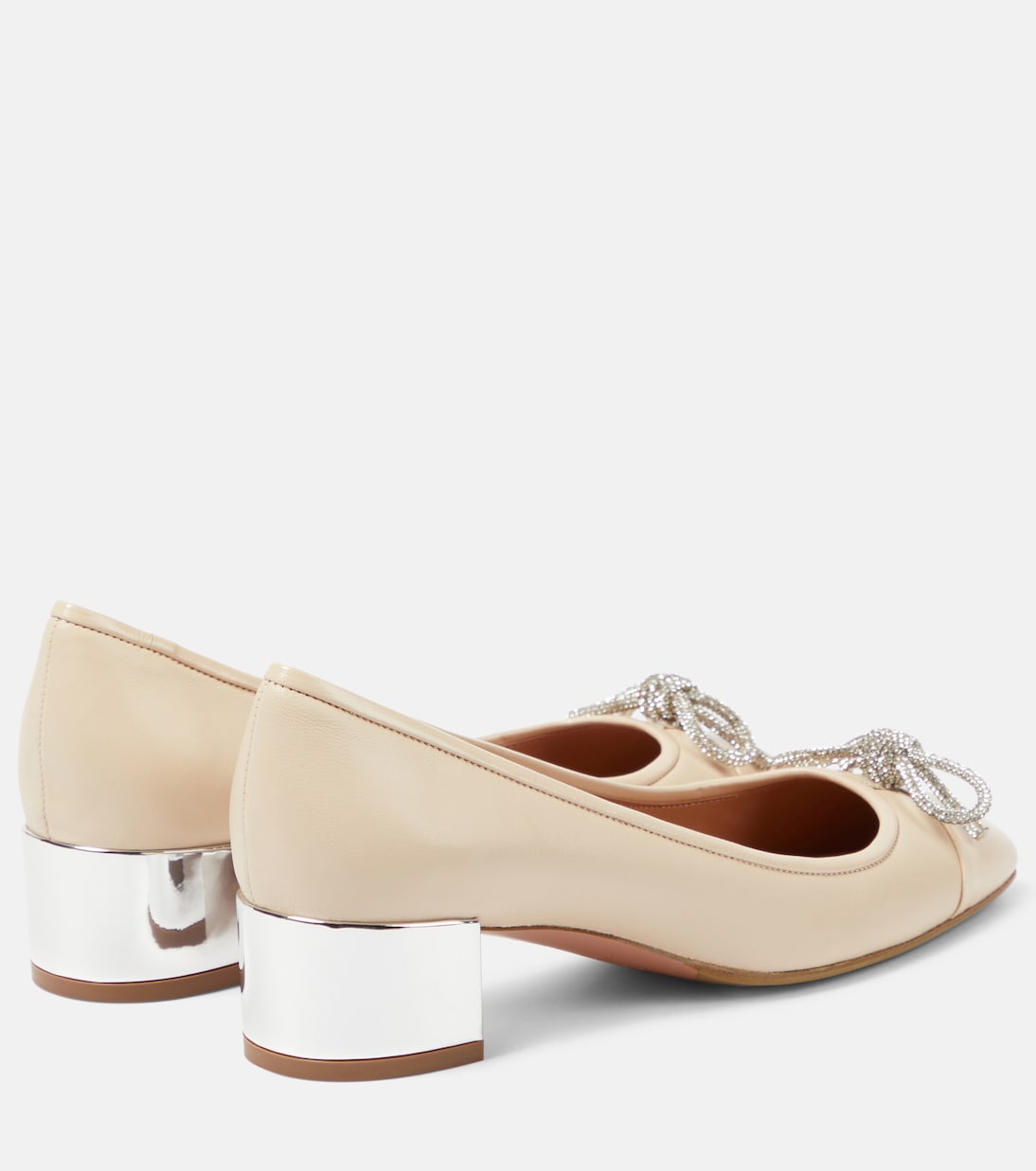 Parisina Crystal 35 leather pumps | Aquazzura
