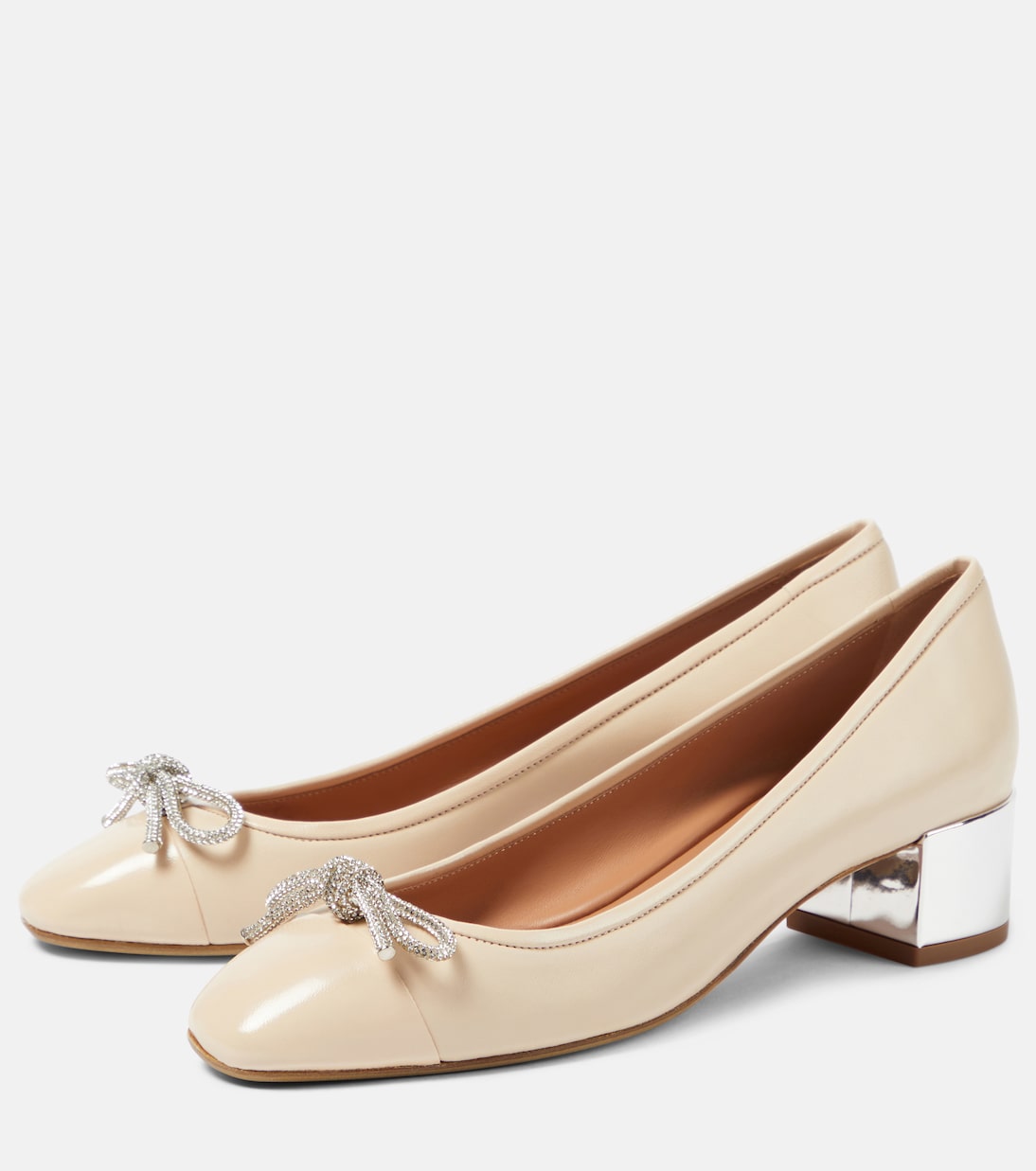 Parisina Crystal 35 leather pumps | Aquazzura