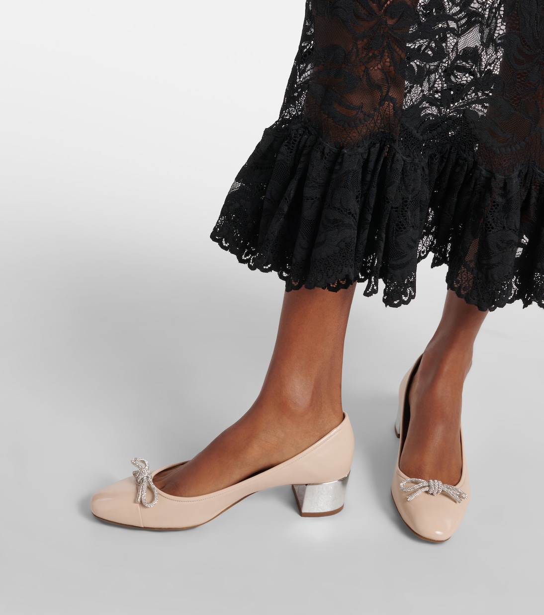 Parisina Crystal 35 leather pumps | Aquazzura