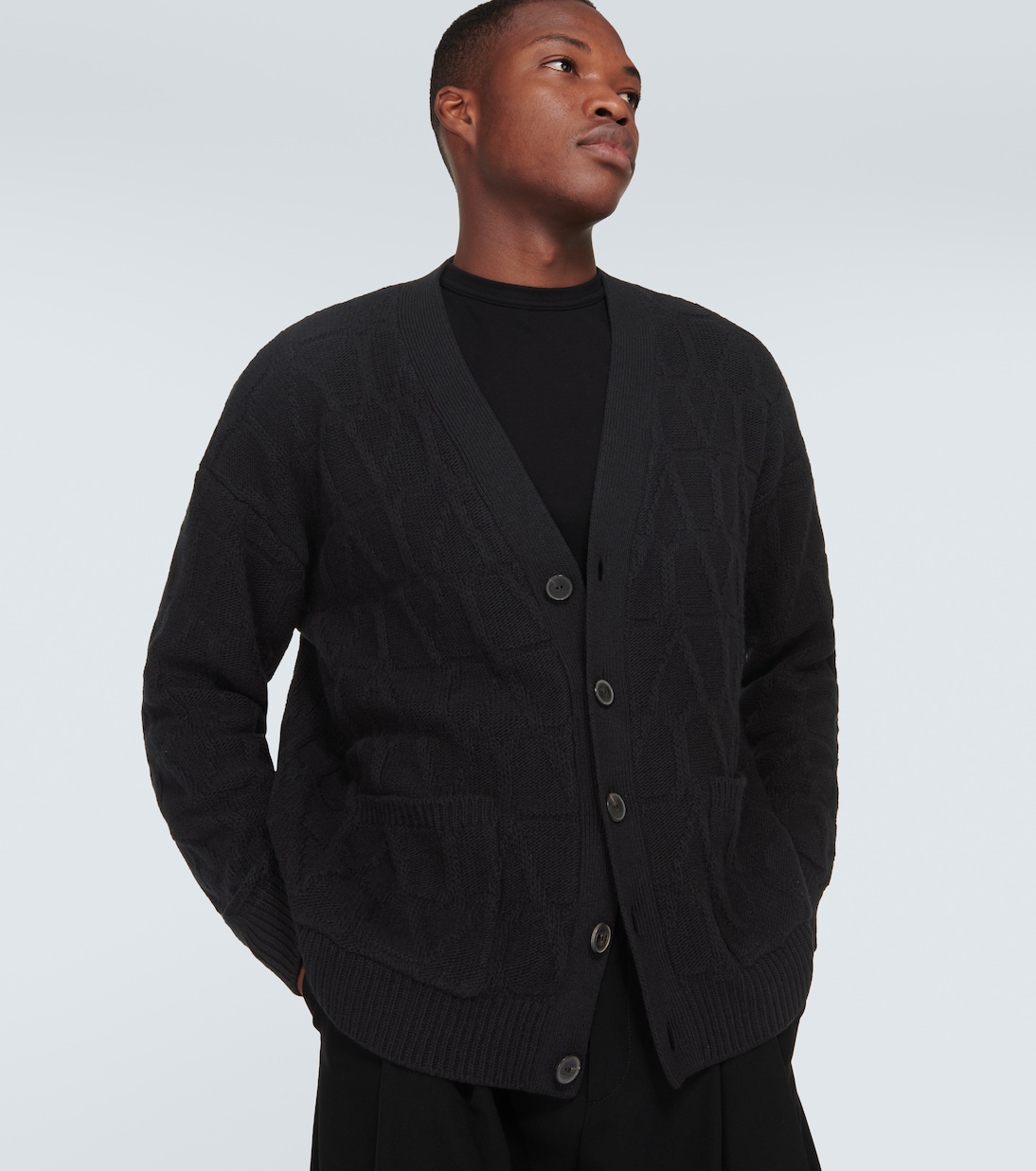 Cardigan Toile Iconographe aus Schurwolle | Valentino