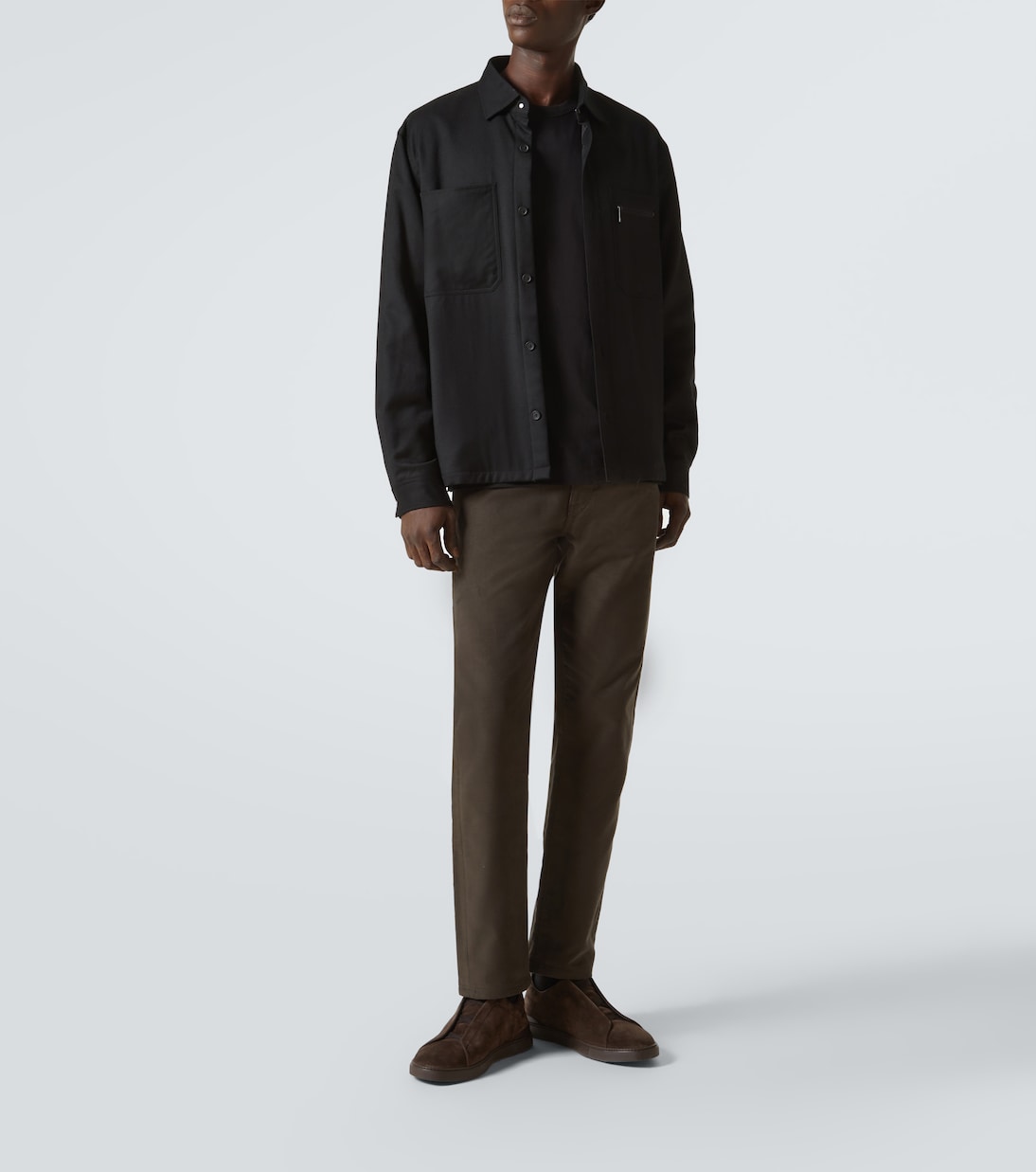 Sneakers Triple Stitch in suede | Zegna