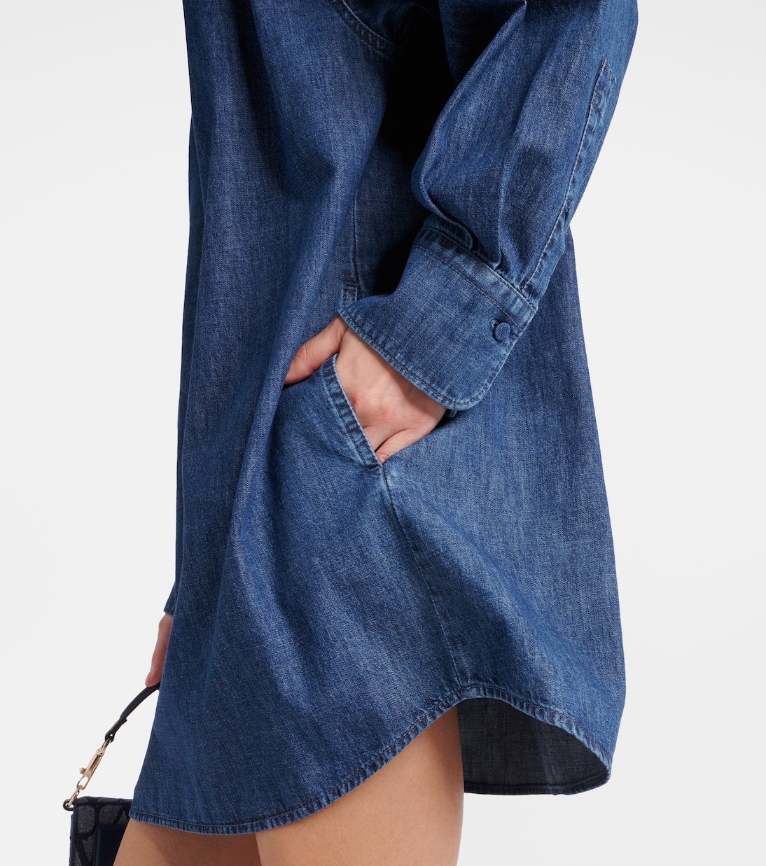 Robe chemise VGold en jean | Valentino