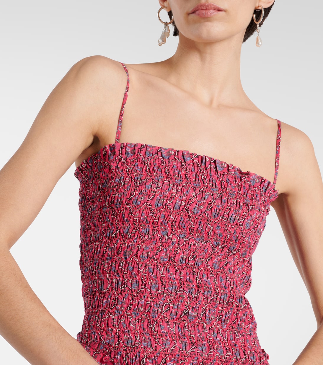 Miniabito Ankage in cotone con volant | Marant Etoile
