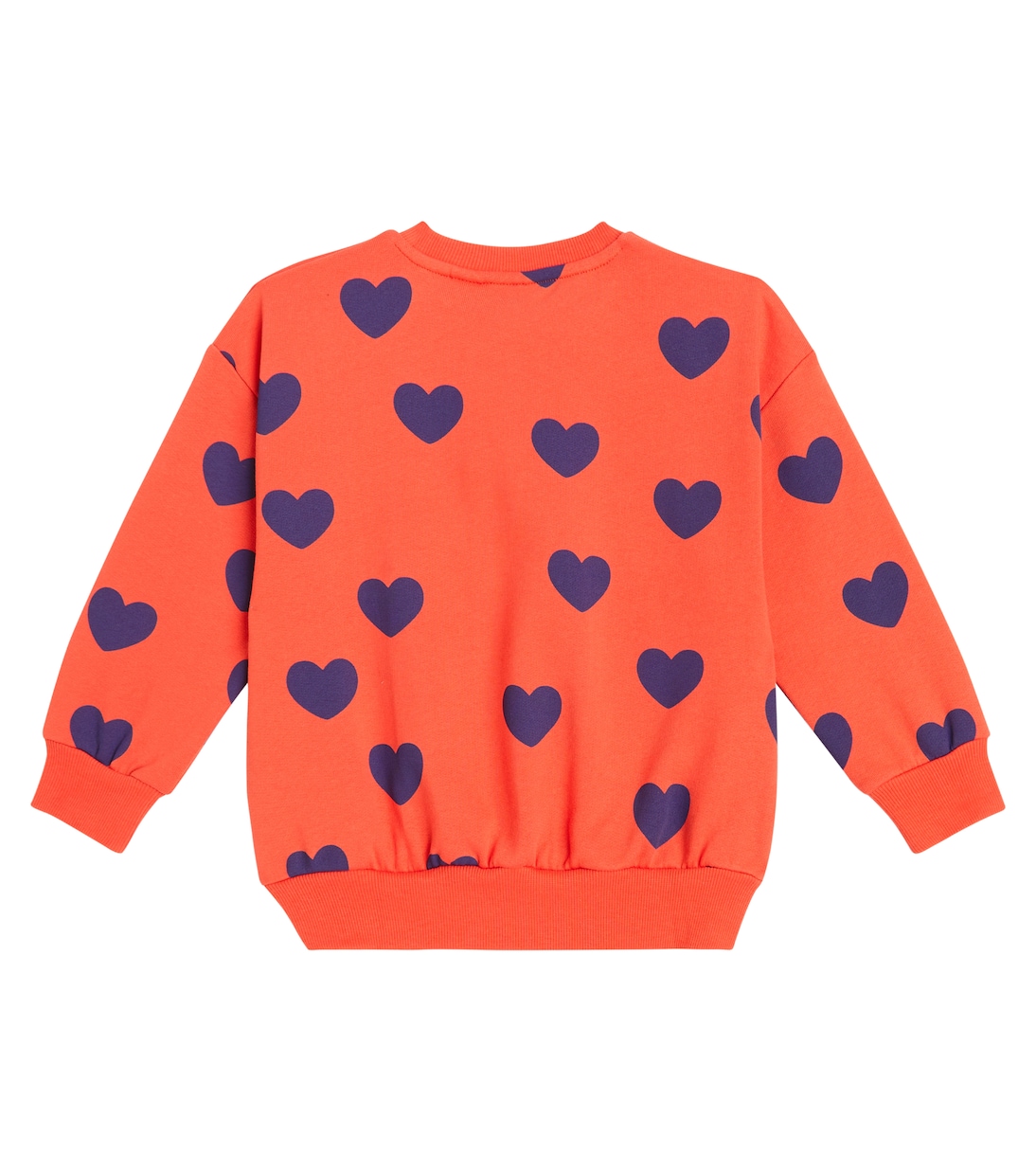 Sudadera Hearts de algodón estampada | Mini Rodini