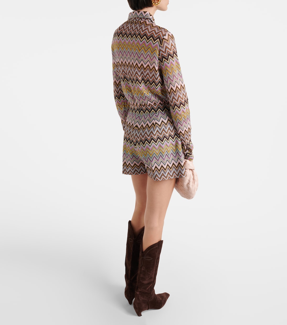 High-Rise Shorts aus Häkelstrick | Missoni