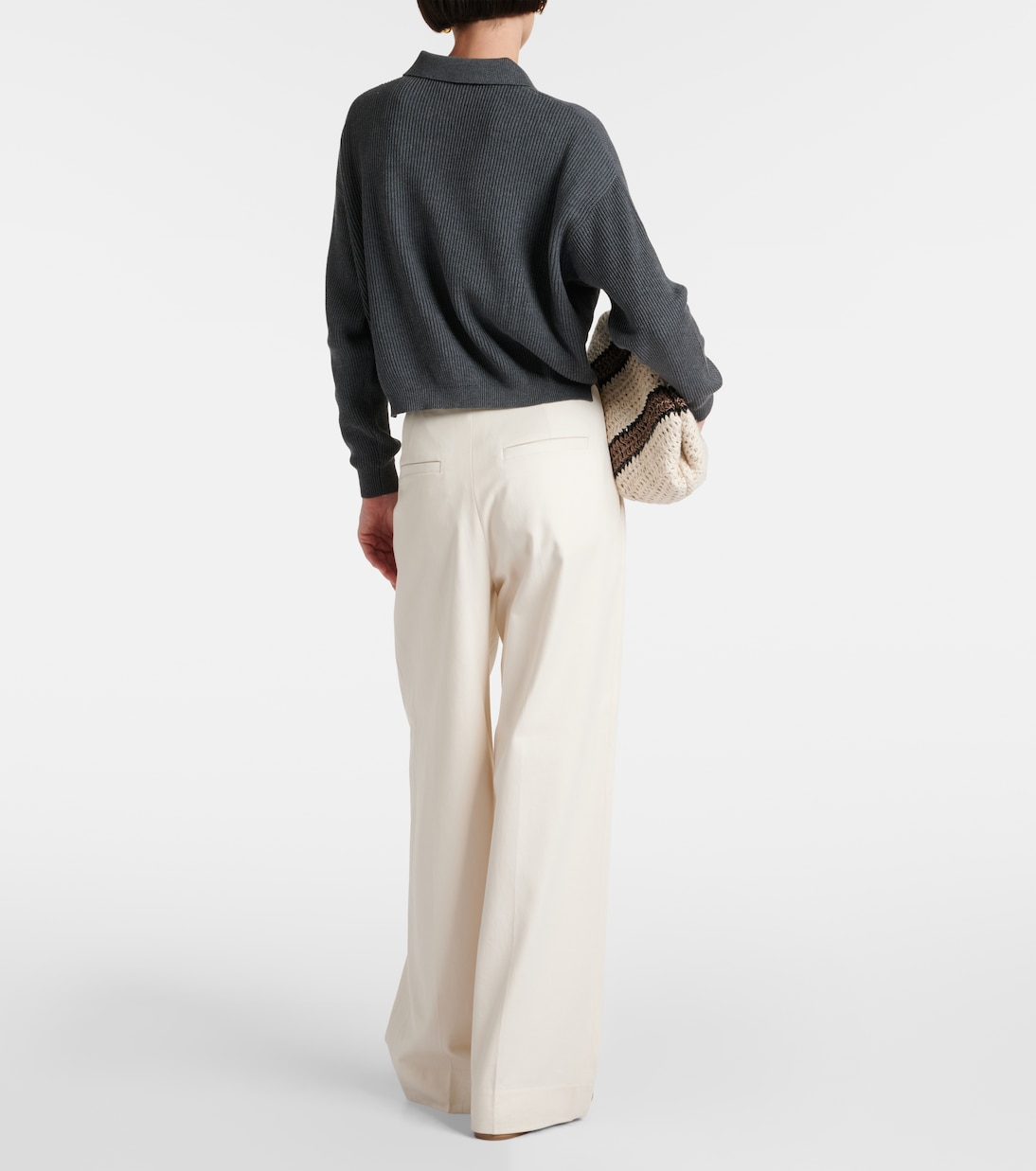 Cotton polo sweater | Brunello Cucinelli