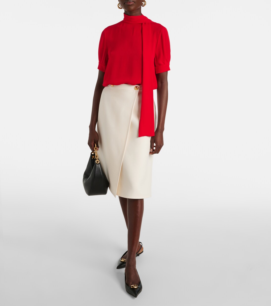 Blusa in georgette di seta | Valentino