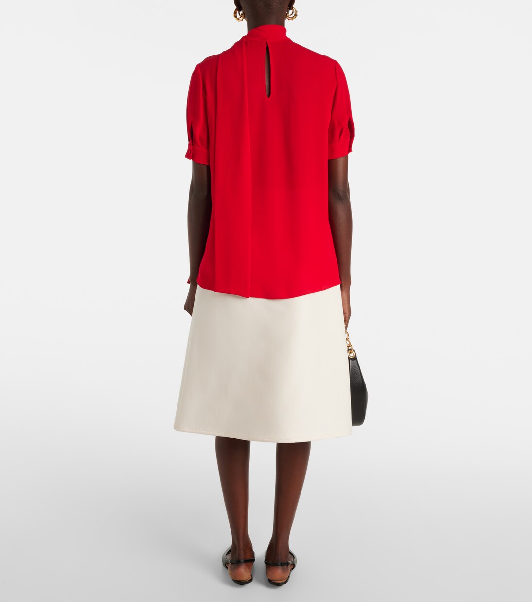 Blusa in georgette di seta | Valentino