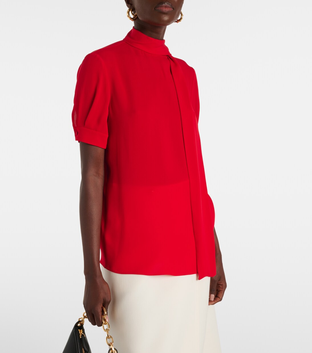 Blusa in georgette di seta | Valentino