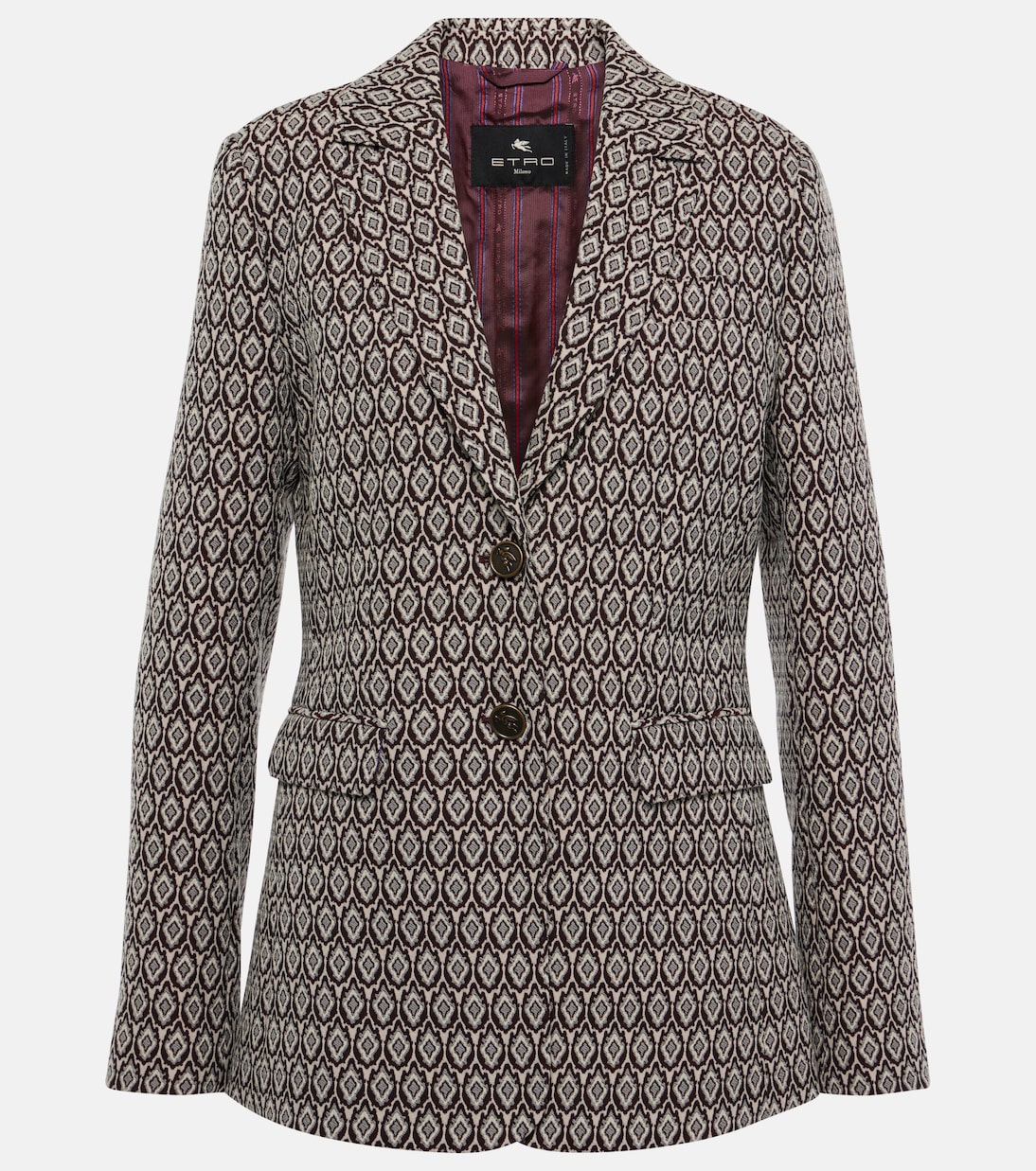 Blazer imprimé en coton mélangé | Etro