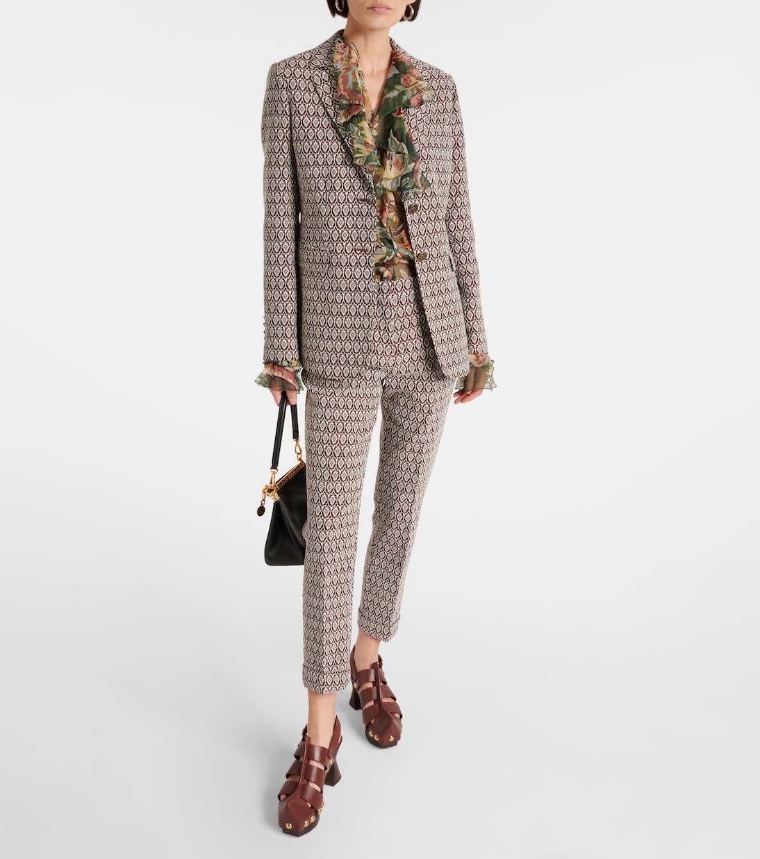 Blazer imprimé en coton mélangé | Etro