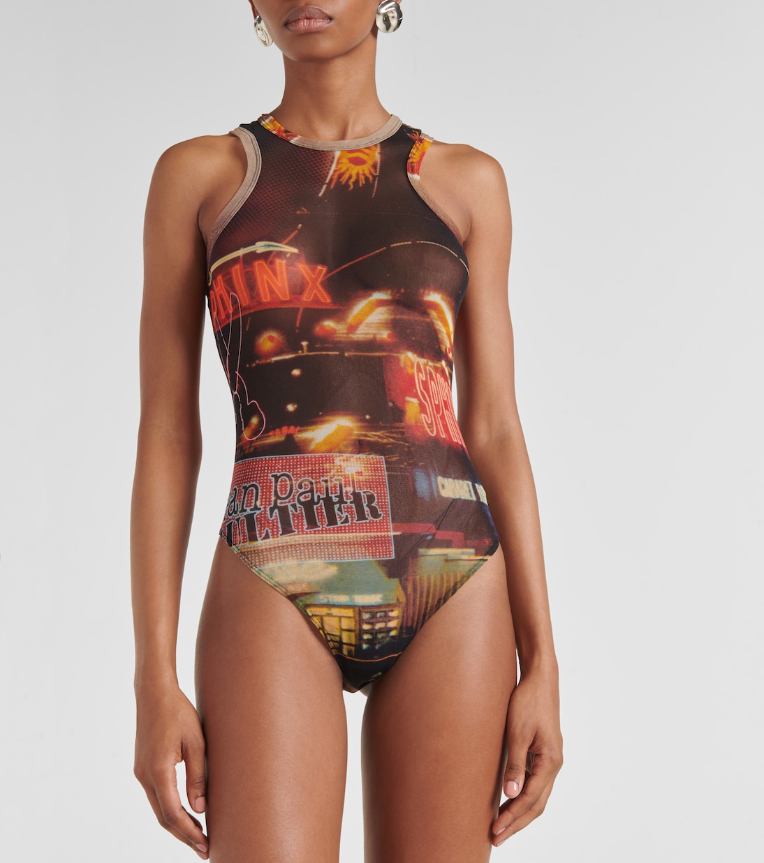 Printed jersey bodysuit | Jean Paul Gaultier