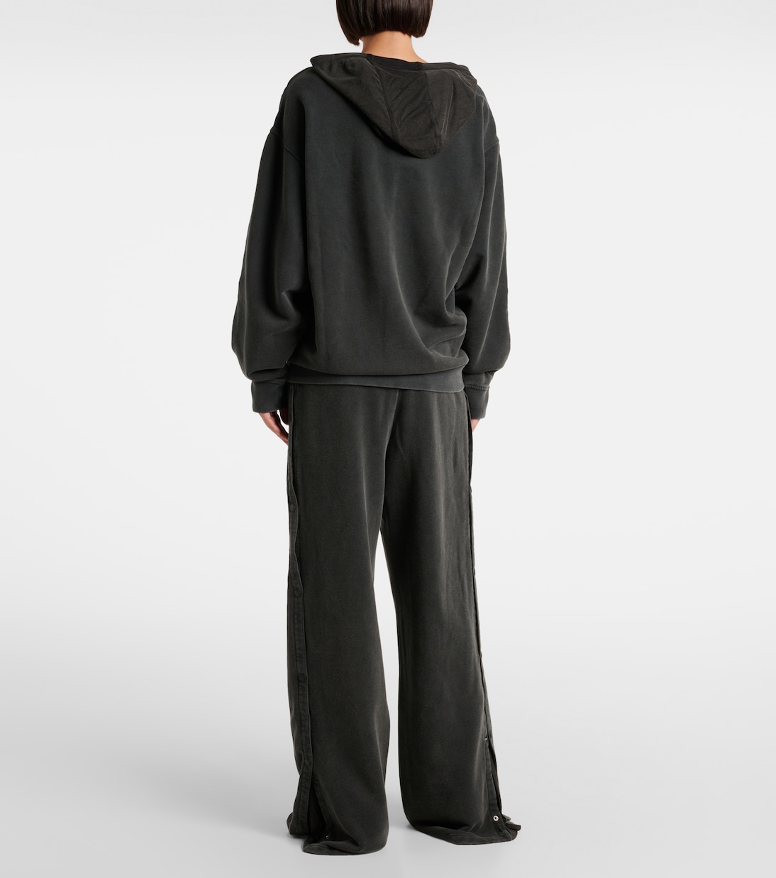 Oversize-Hoodie Snap aus Baumwoll-Jersey | Y/Project