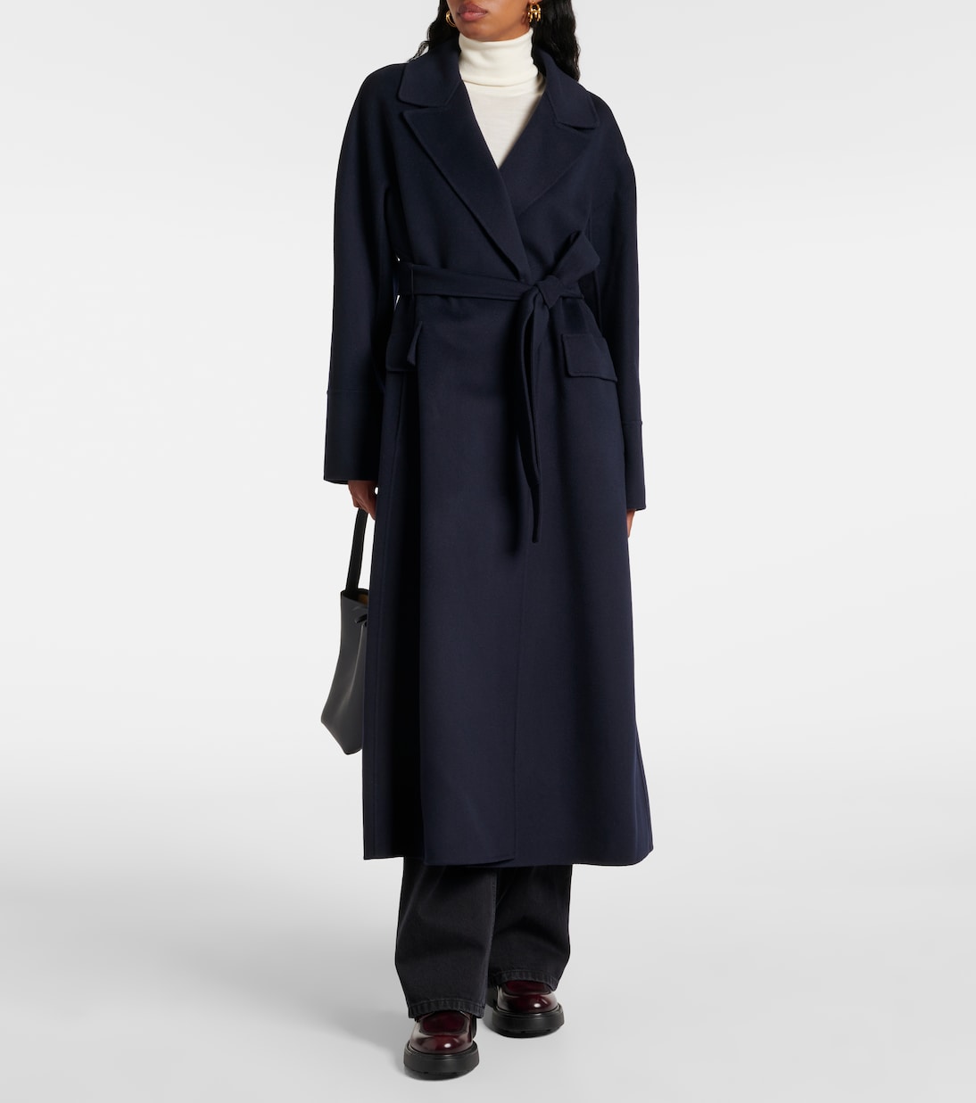 Abrigo envolvente Malika de lana virgen | 'S Max Mara