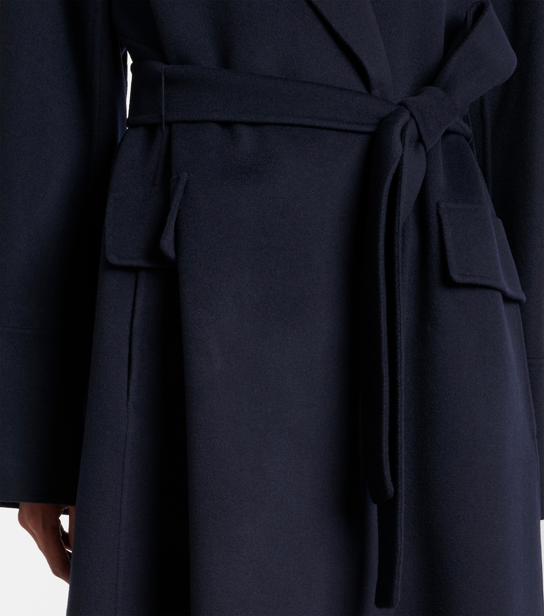 Abrigo envolvente Malika de lana virgen | 'S Max Mara