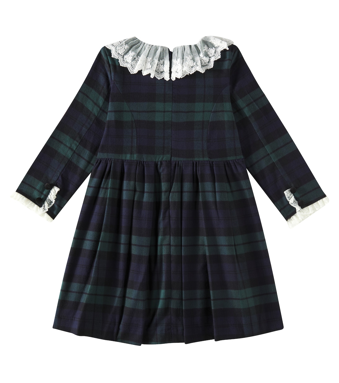 Kleid Diana aus Baumwolle mit Spitze | La Coqueta
