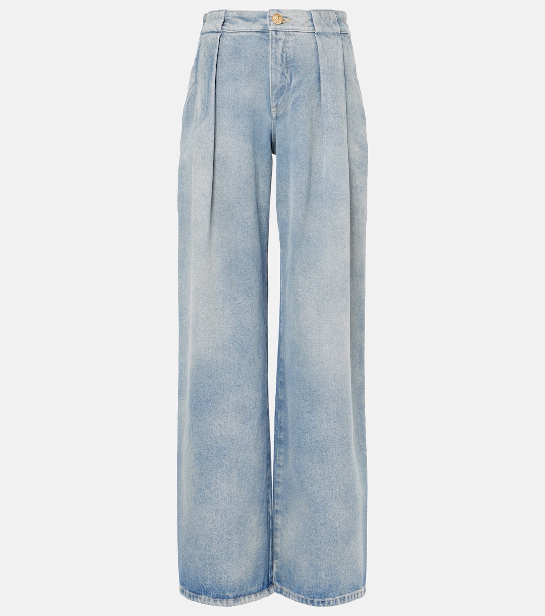 High-rise wide-leg jeans | Balmain