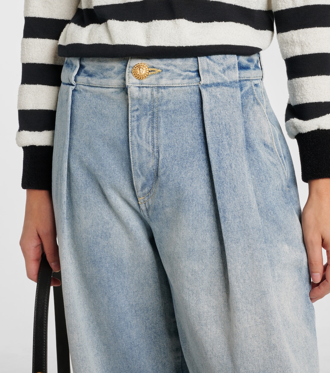 High-rise wide-leg jeans | Balmain