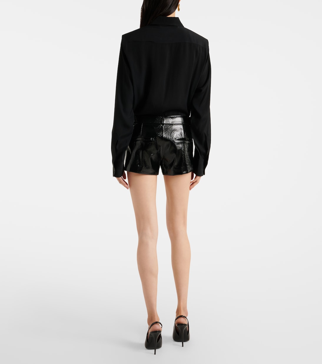Kate faux leather shorts | The Frankie Shop