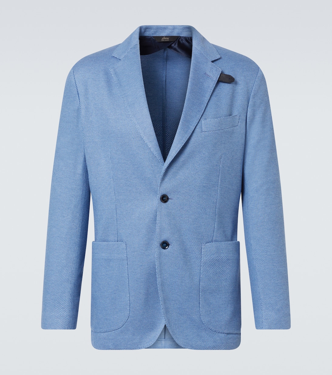 Blazer de seda y jersey de algodón | Brioni