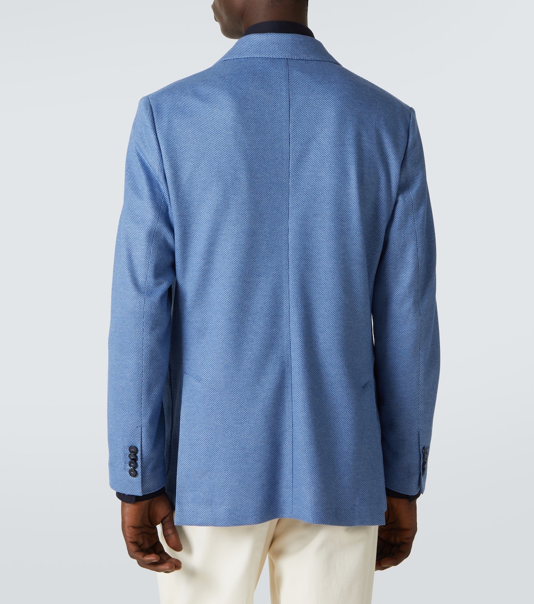 Blazer de seda y jersey de algodón | Brioni