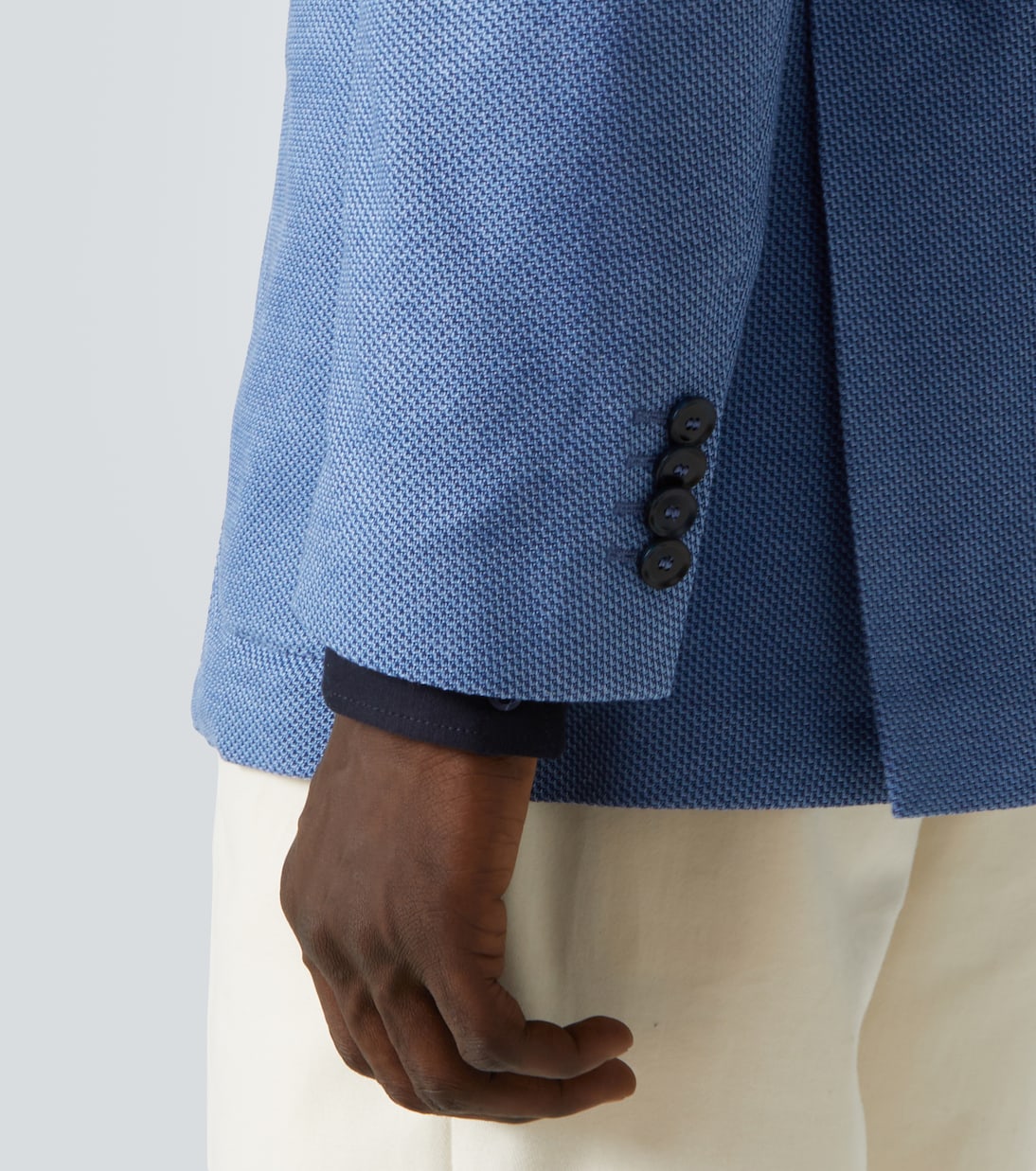 Blazer de seda y jersey de algodón | Brioni
