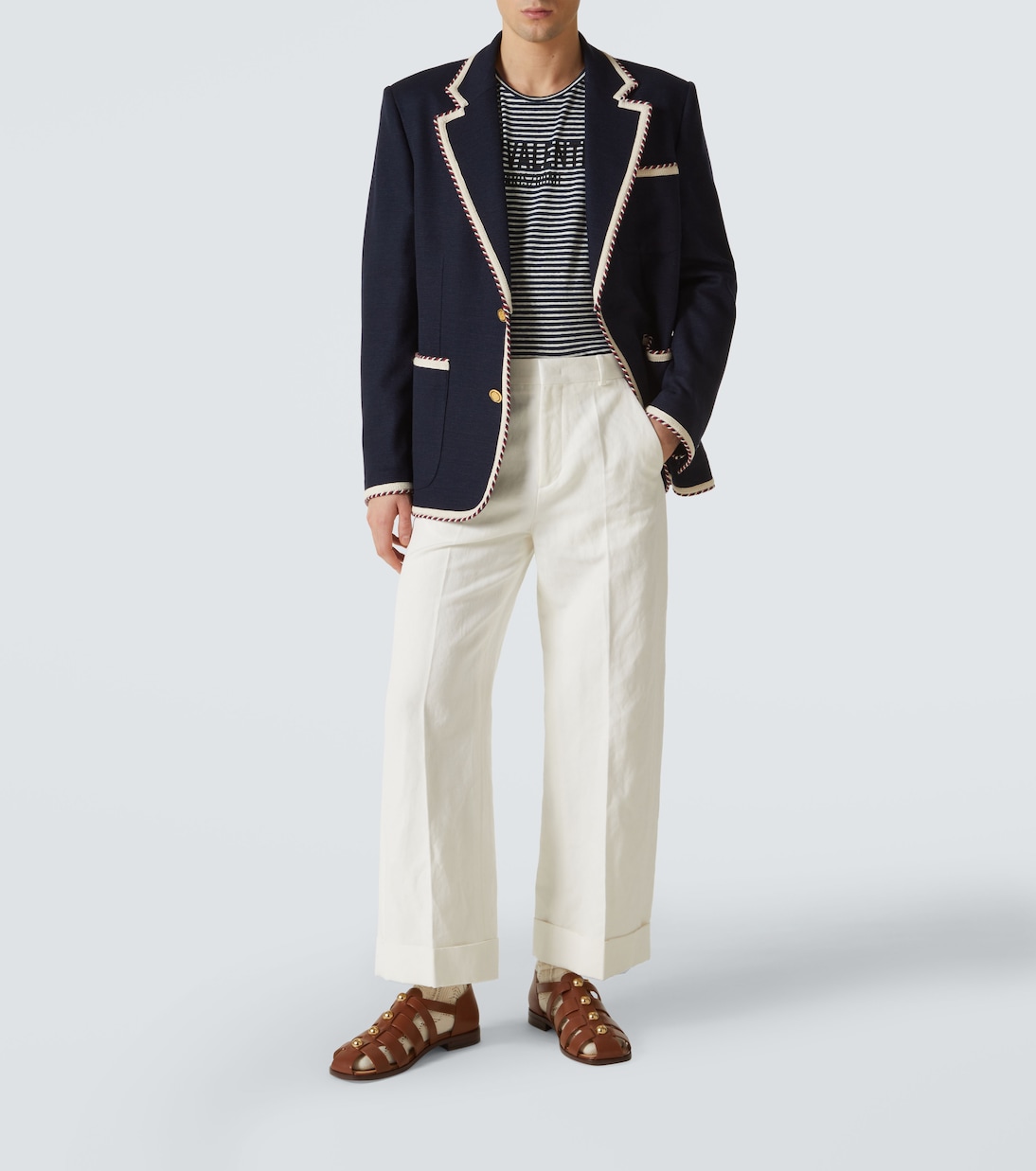 Camiseta Chez Valentino a rayas | Valentino