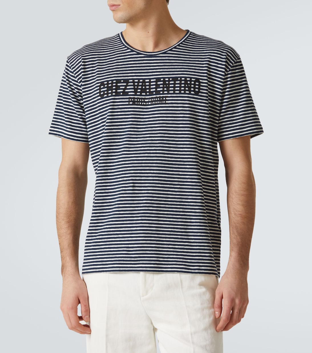 Camiseta Chez Valentino a rayas | Valentino