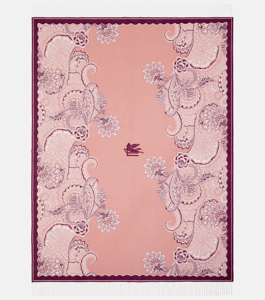 Couverture Bloom en laine à fleurs | Etro