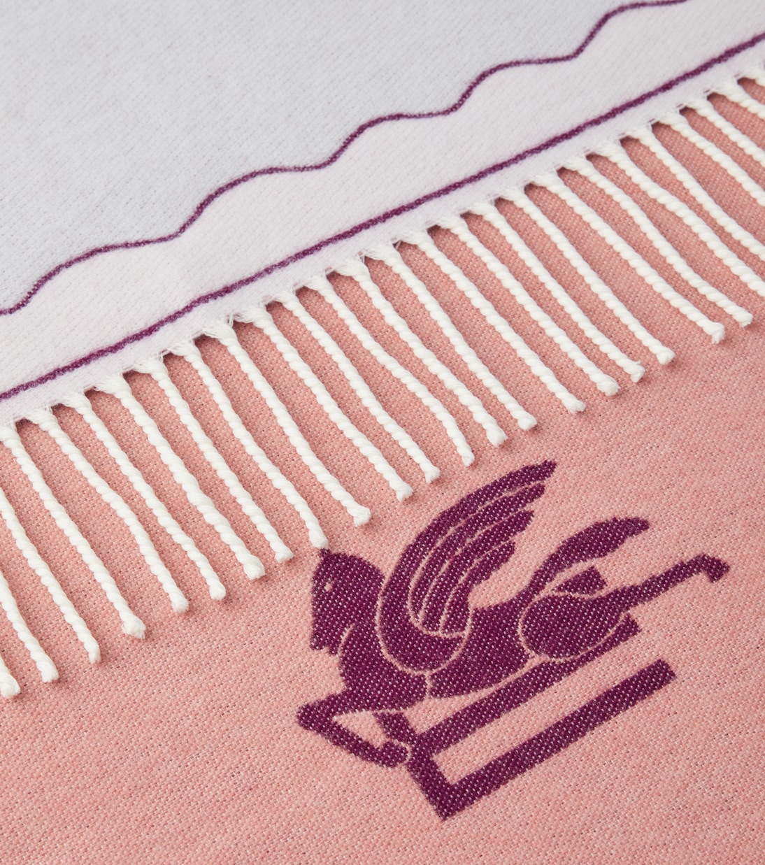 Couverture Bloom en laine à fleurs | Etro